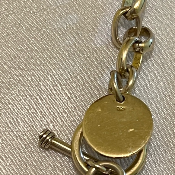 designer Alexis Von Viragh  925 Necklace  Gold Tone Long 33 In / 56g - Picture 12 of 16